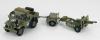 British Quad Gun Tractor w/25 pdr. Gun Gold Beach 