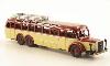 Mercedes O 10000 Bus, beige/dkl.rot